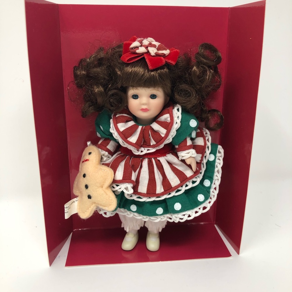 Marie Osmond Christmas Greeting Card doll